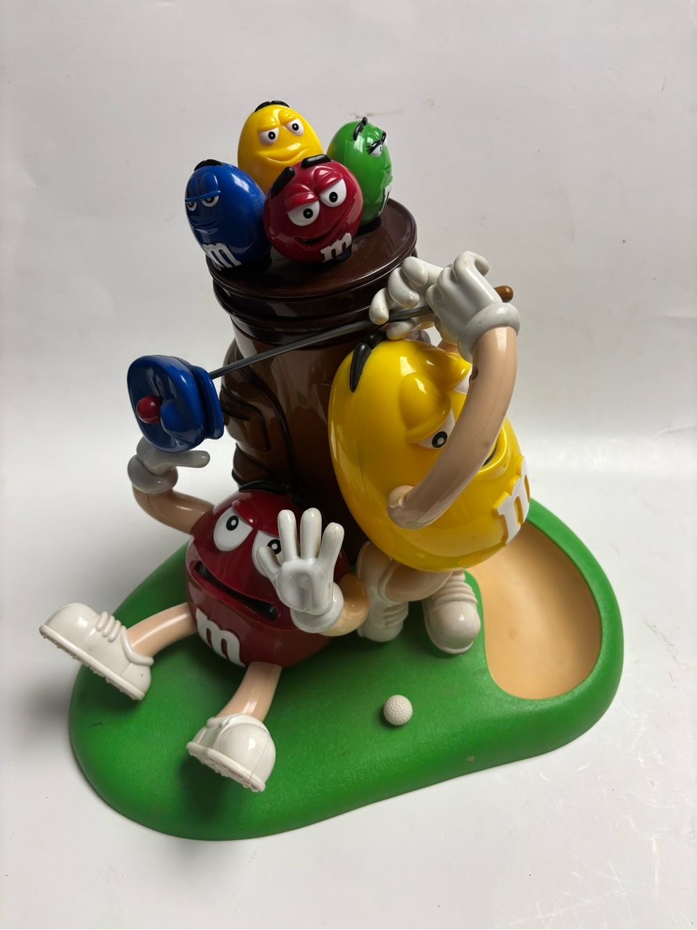 M&M'S Golfing Character Playset - Yellow, Red, Blue, Green